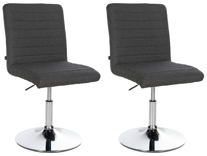 2er Set Esszimmerstuhl Elvas Stoff