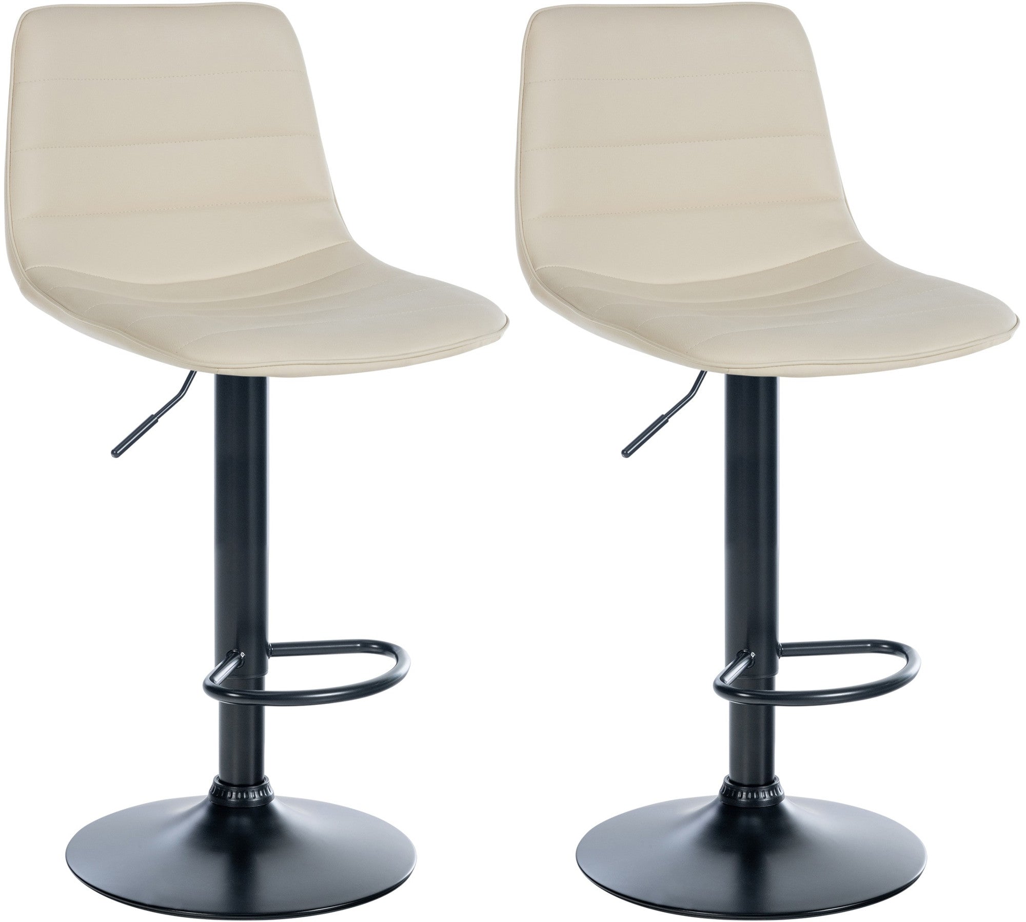 Set van 2 barkrukken Lex kunstleer