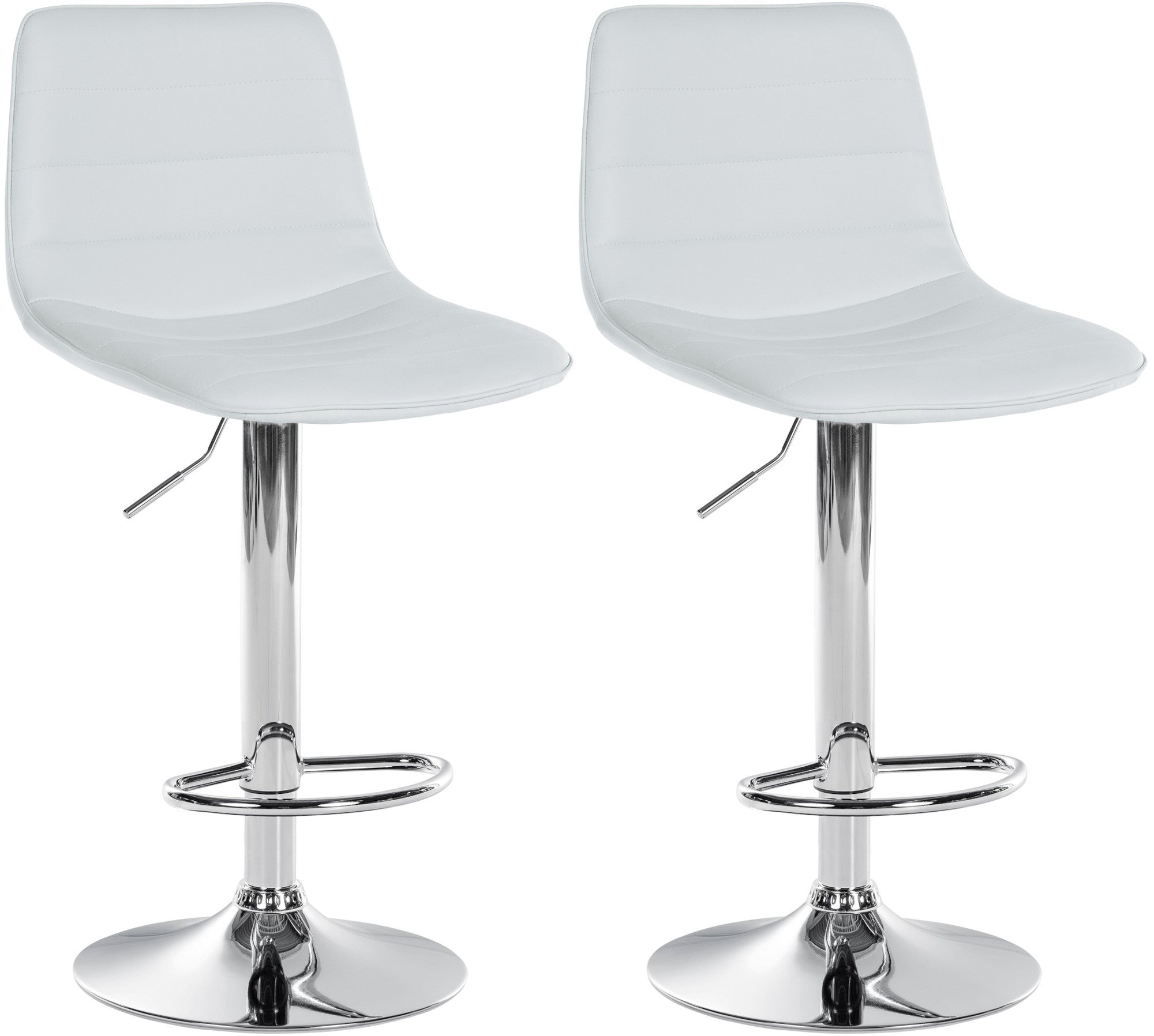 Set van 2 barkrukken Lex kunstleer