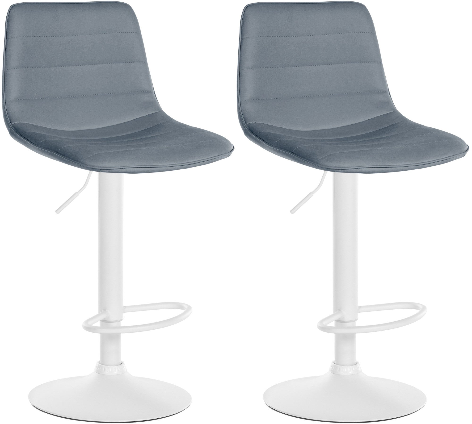 Set van 2 barkrukken Lex kunstleer