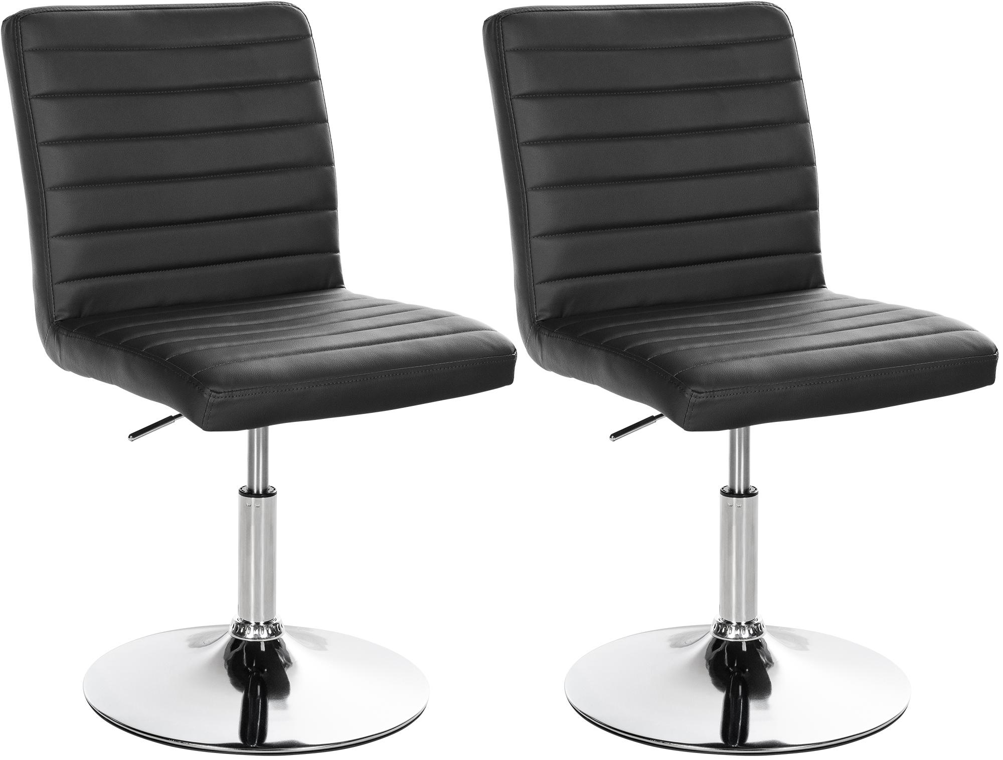 Set van 2 eetkamerstoelen Elvas kunstleer