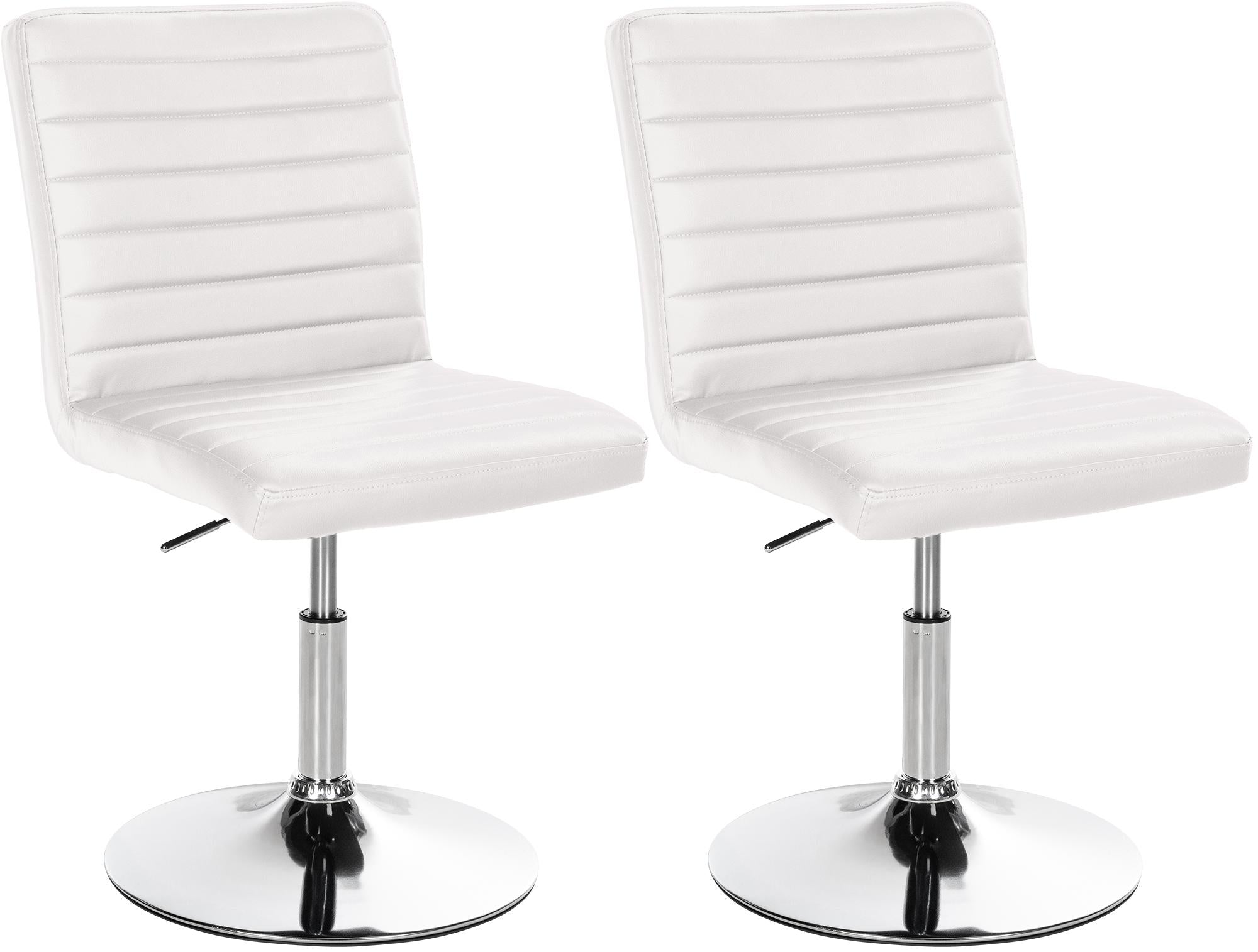 Set of 2 dining chairs Elvas faux leather