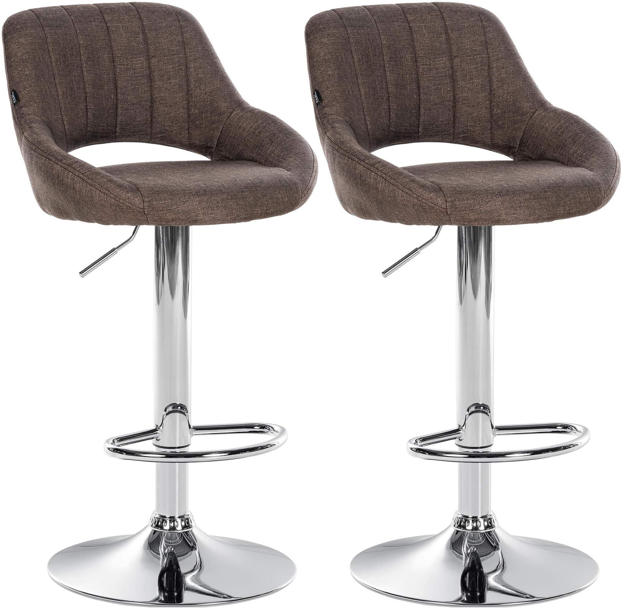 2er Set Barhocker Milet Stoff
