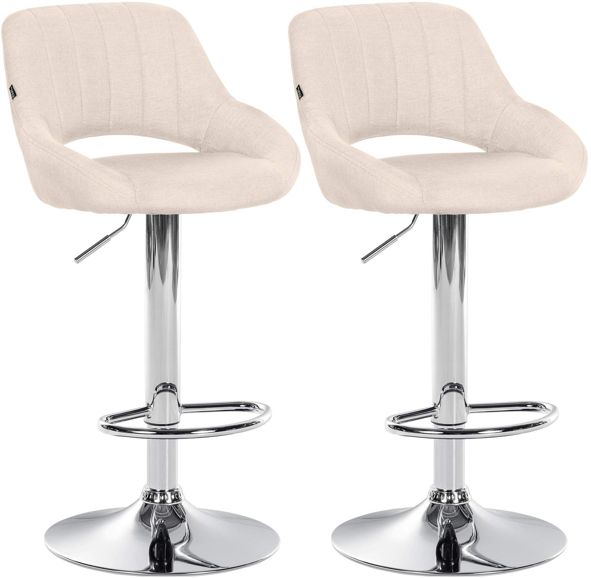 2er Set Barhocker Milet Stoff