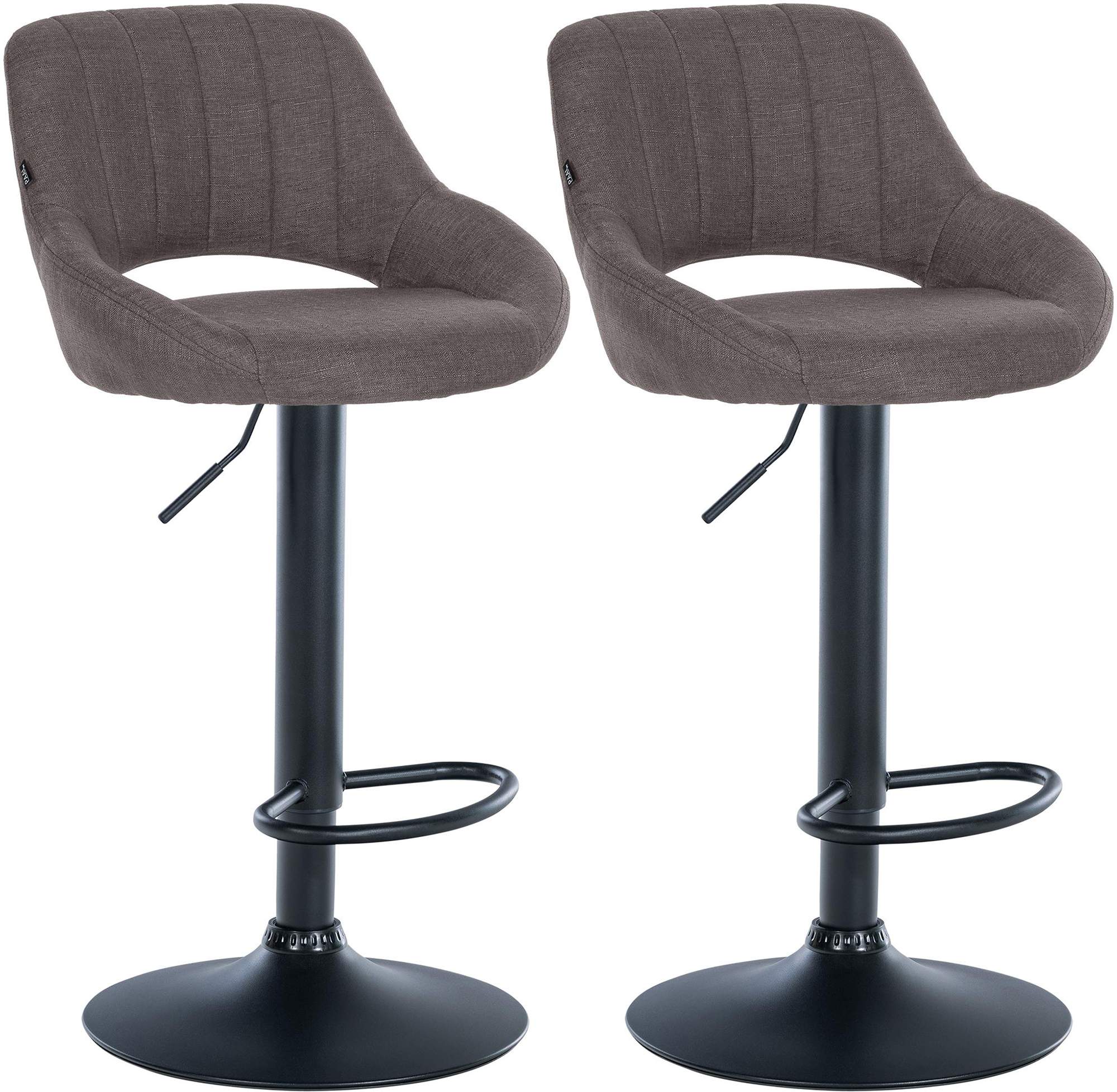 2er Set Barhocker Milet Stoff