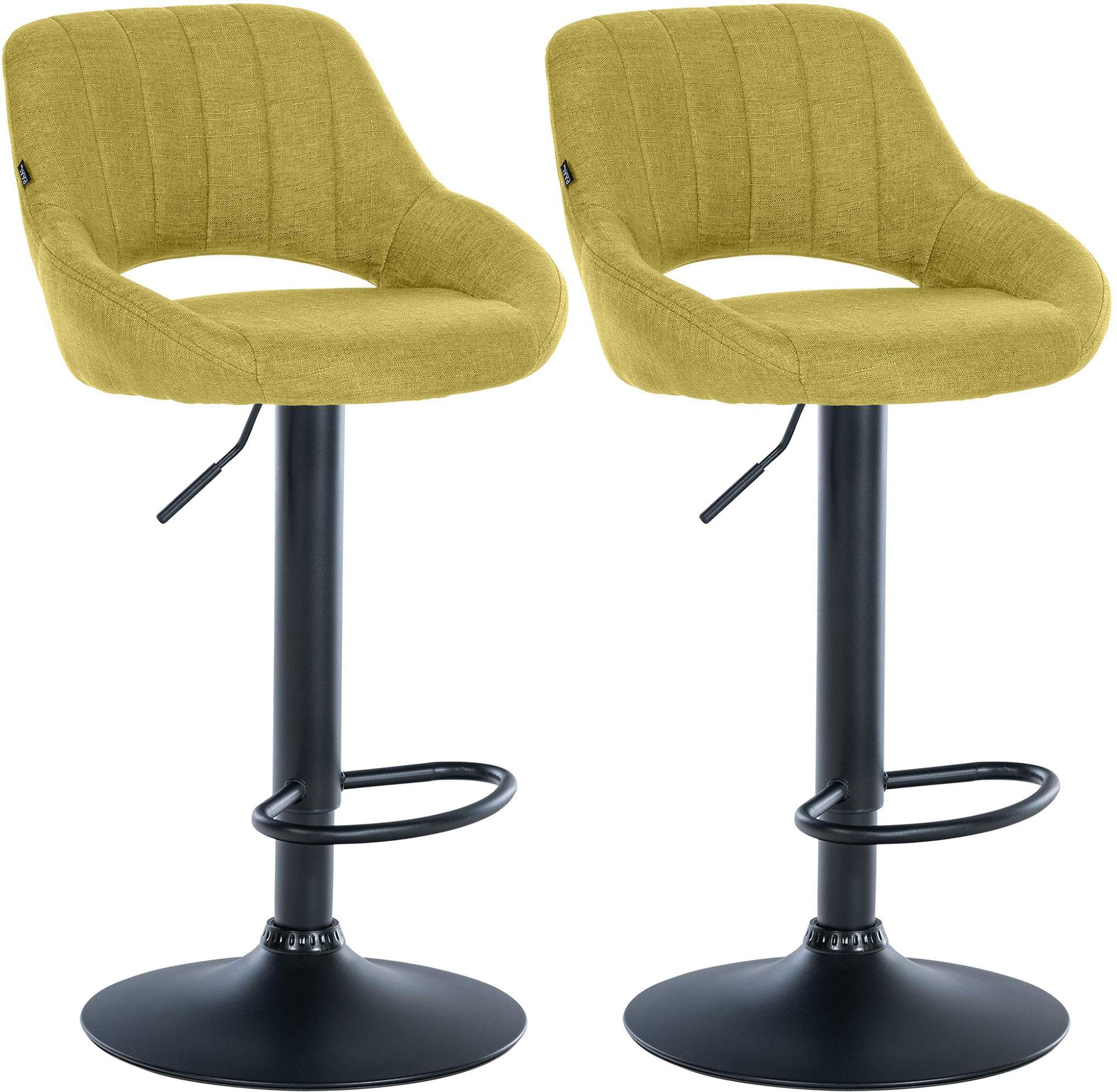 Set van 2 barkrukken Milet stof