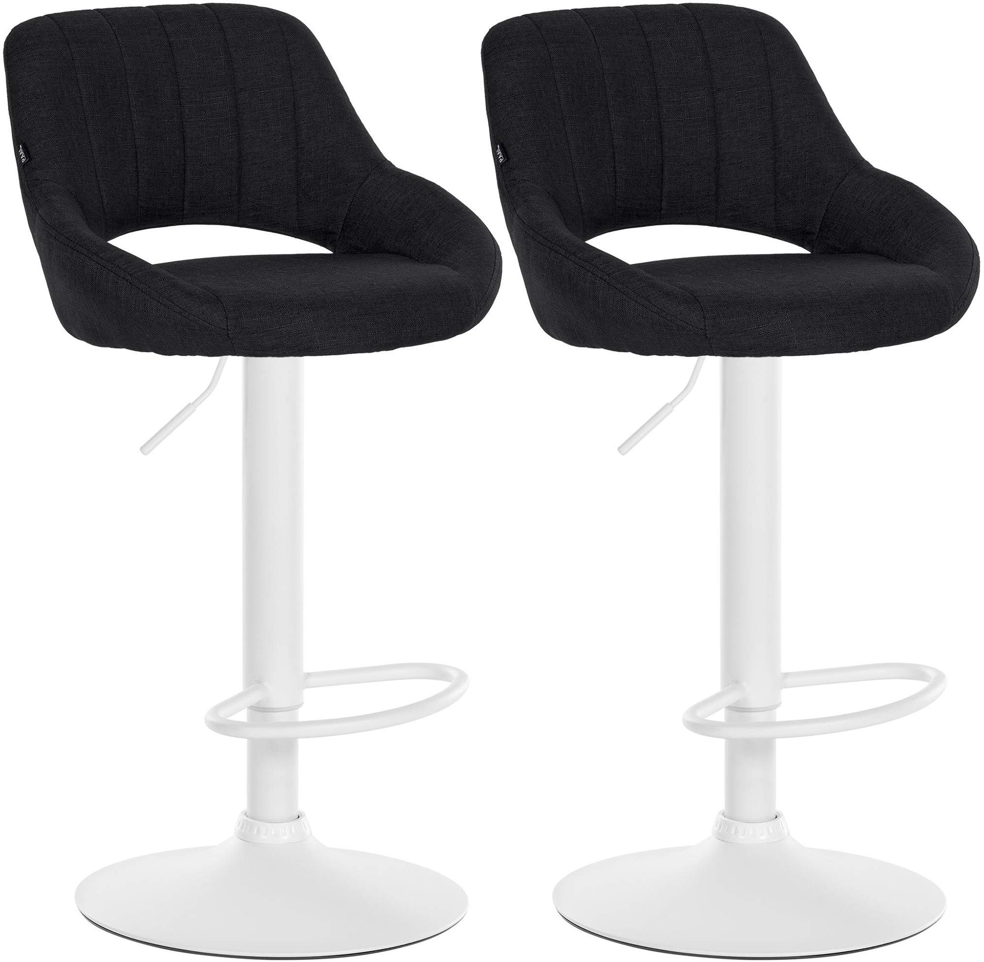 2er Set Barhocker Milet Stoff