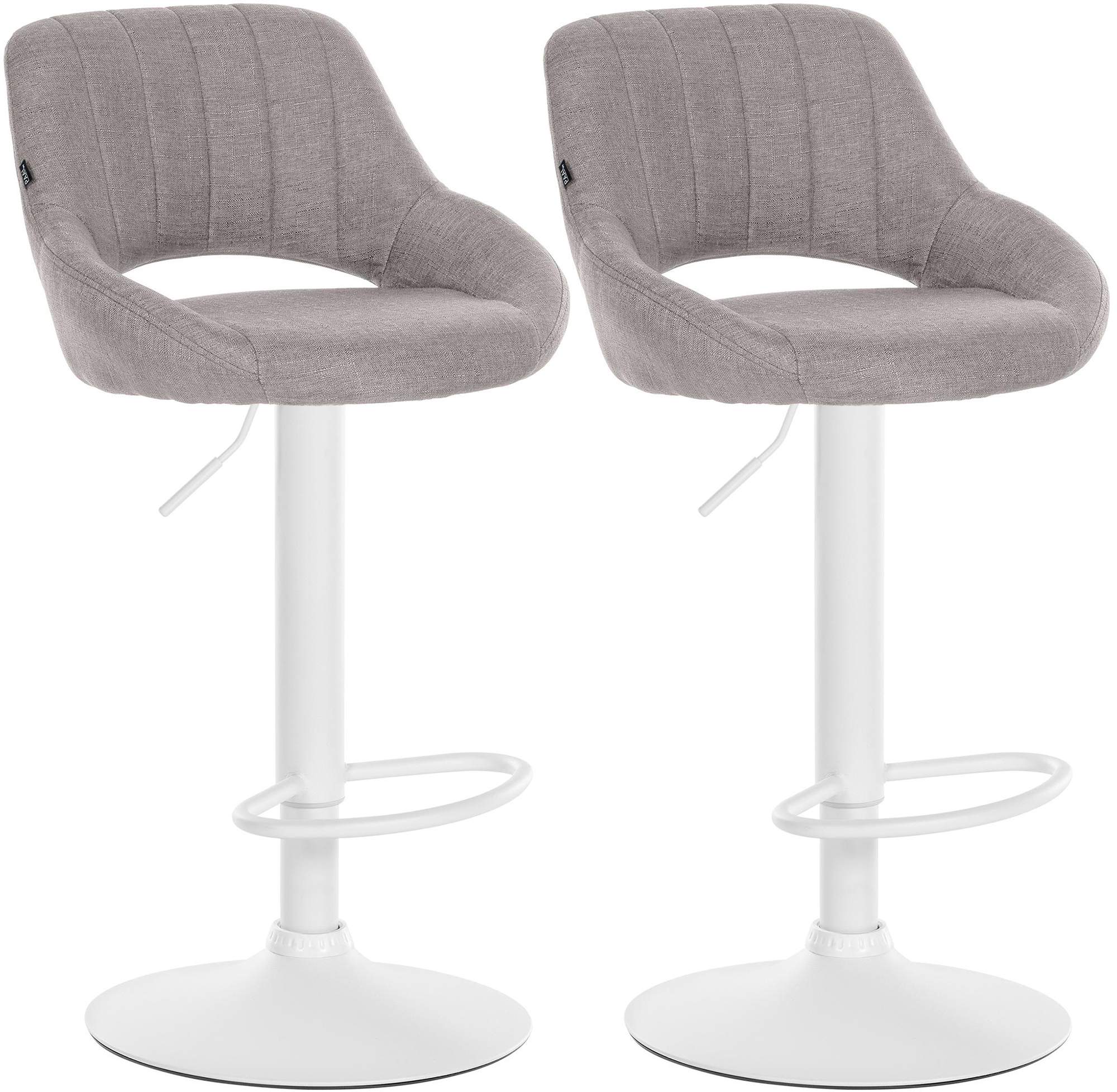2er Set Barhocker Milet Stoff