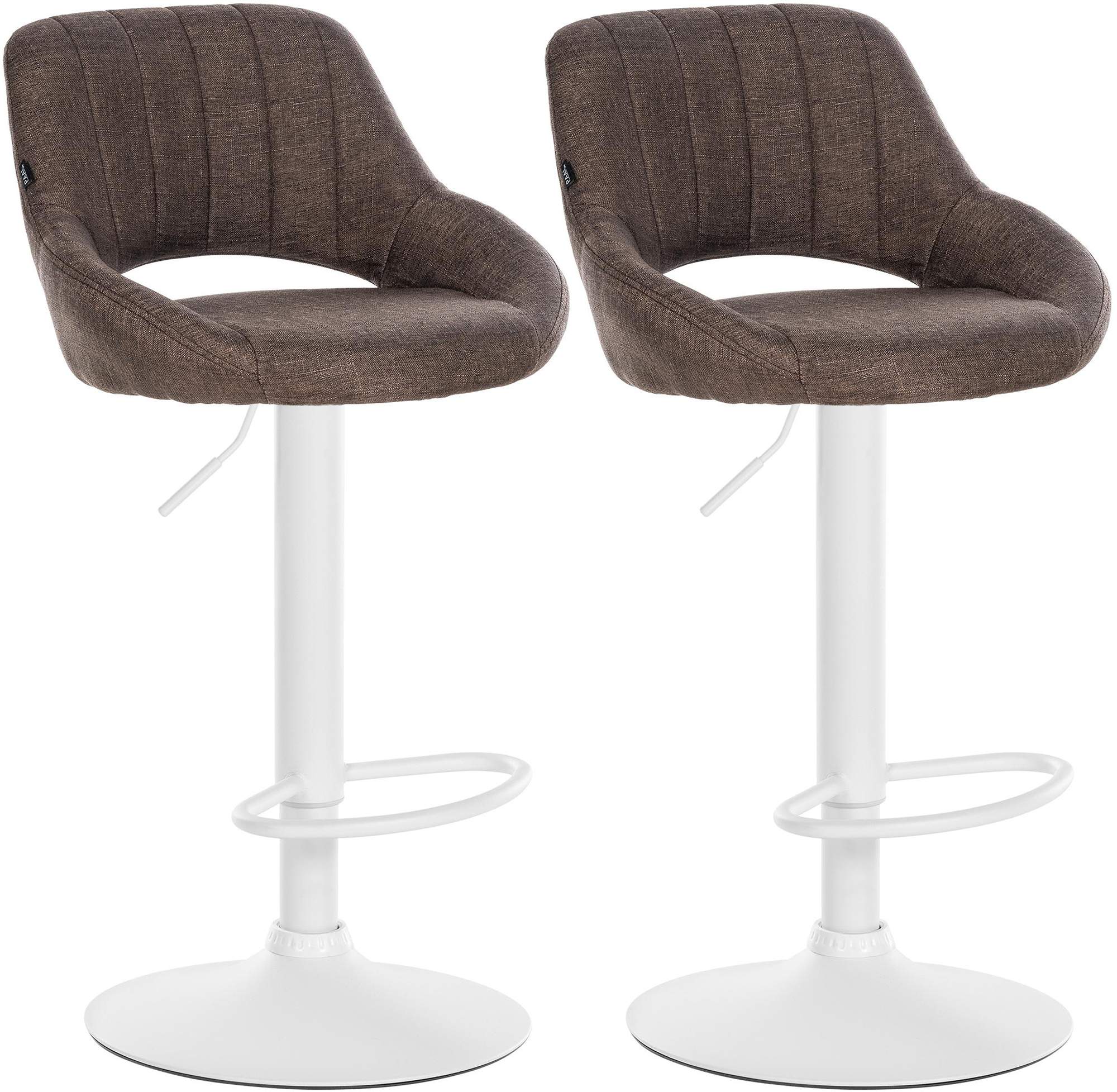 2er Set Barhocker Milet Stoff