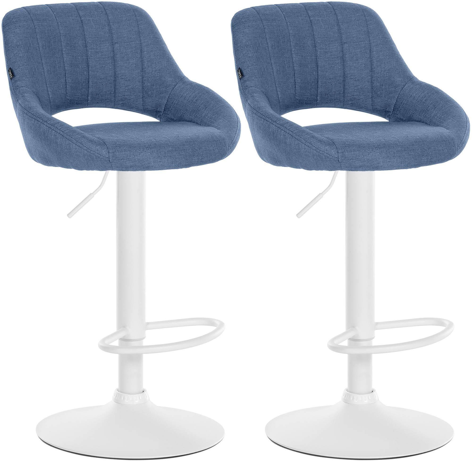 2er Set Barhocker Milet Stoff