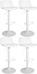 Set of 4 bar stools Almada imitation leather