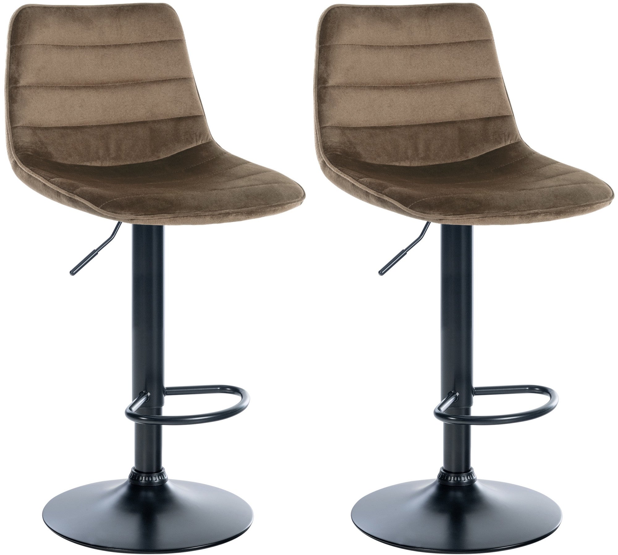 2er Set Barhocker Lex Samt