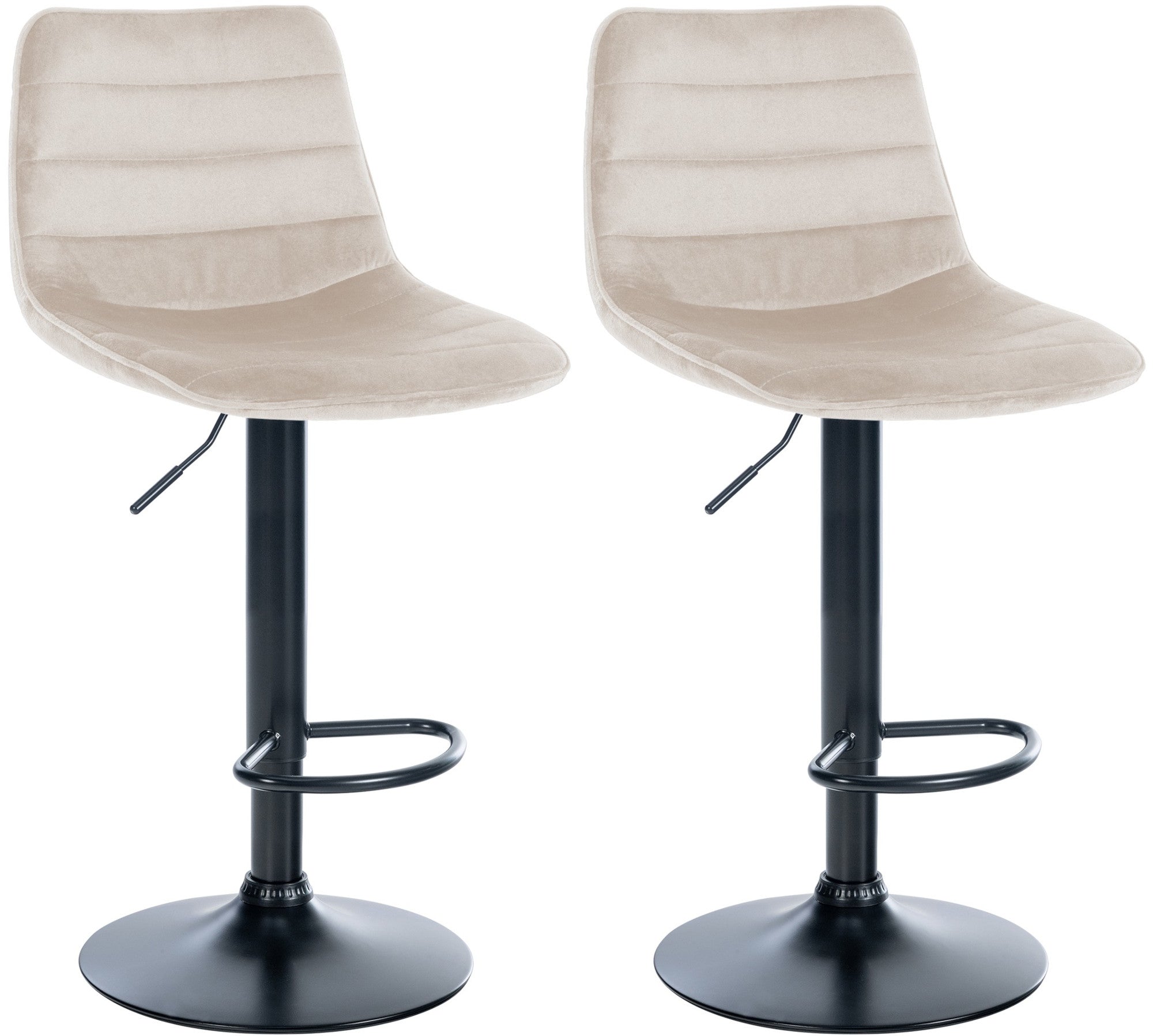 2er Set Barhocker Lex Samt