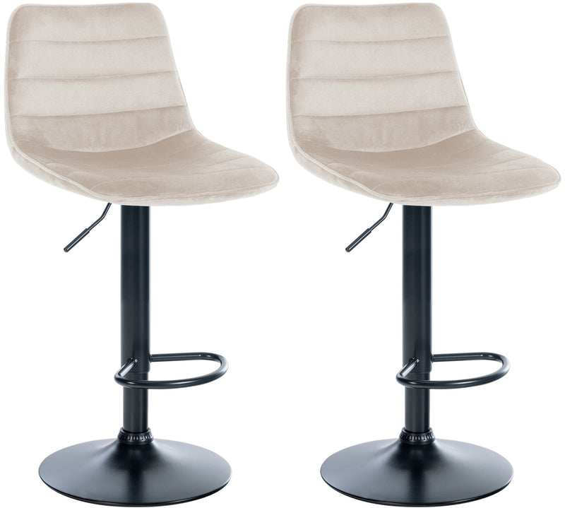 2er Set Barhocker Lex Samt
