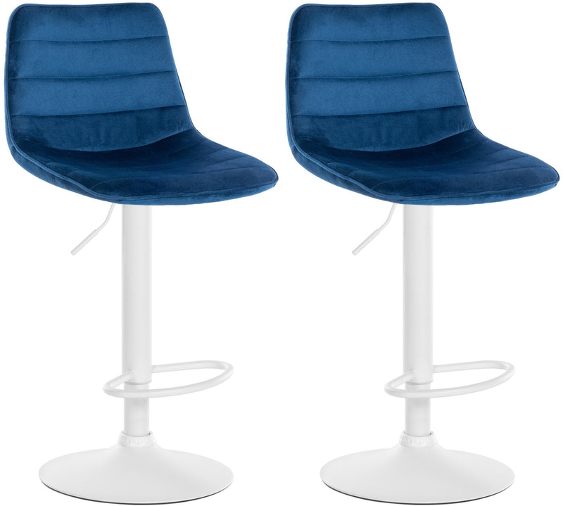 2er Set Barhocker Lex Samt