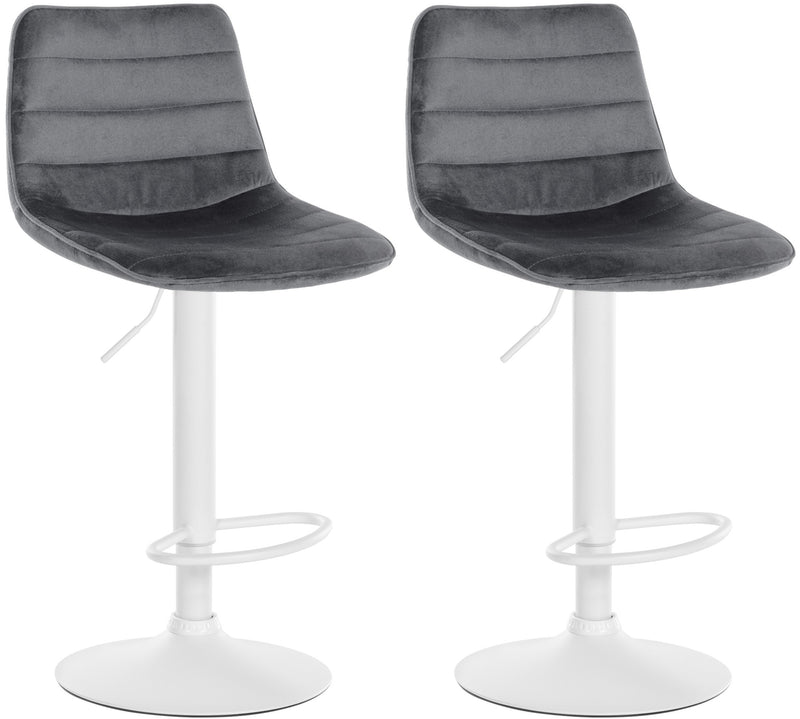 2er Set Barhocker Lex Samt