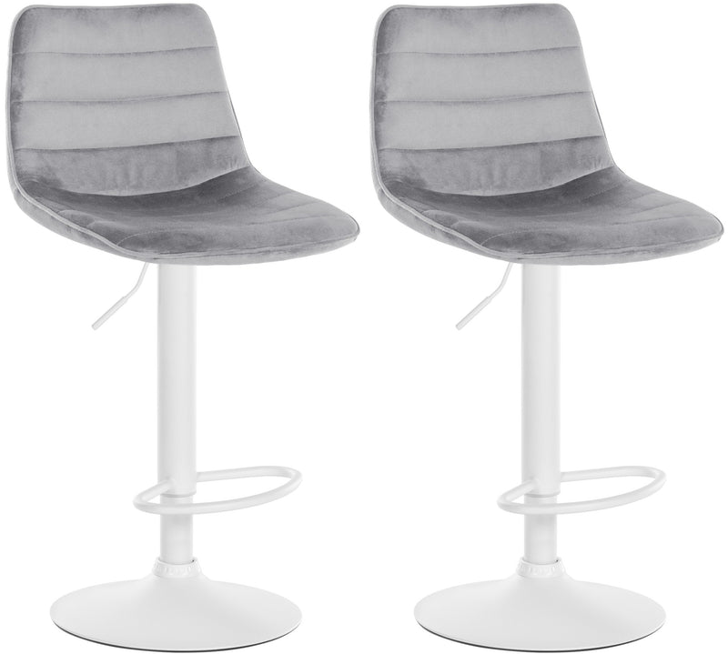 2er Set Barhocker Lex Samt
