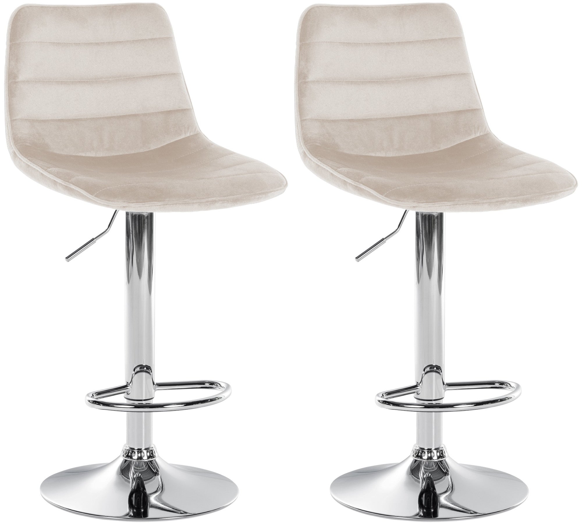 2er Set Barhocker Lex Samt