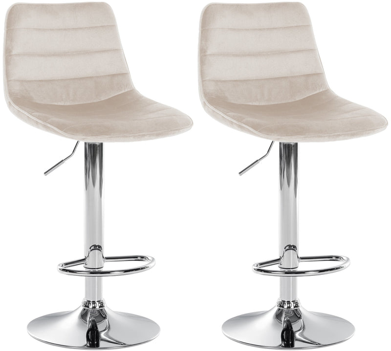2er Set Barhocker Lex Samt