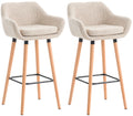 2er Set Barhocker Grant mit Stoffbezug