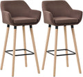 2er Set Barhocker Grant mit Stoffbezug