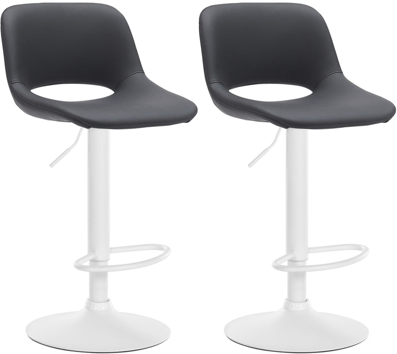 Set van 2 barkrukken Camden kunstleer