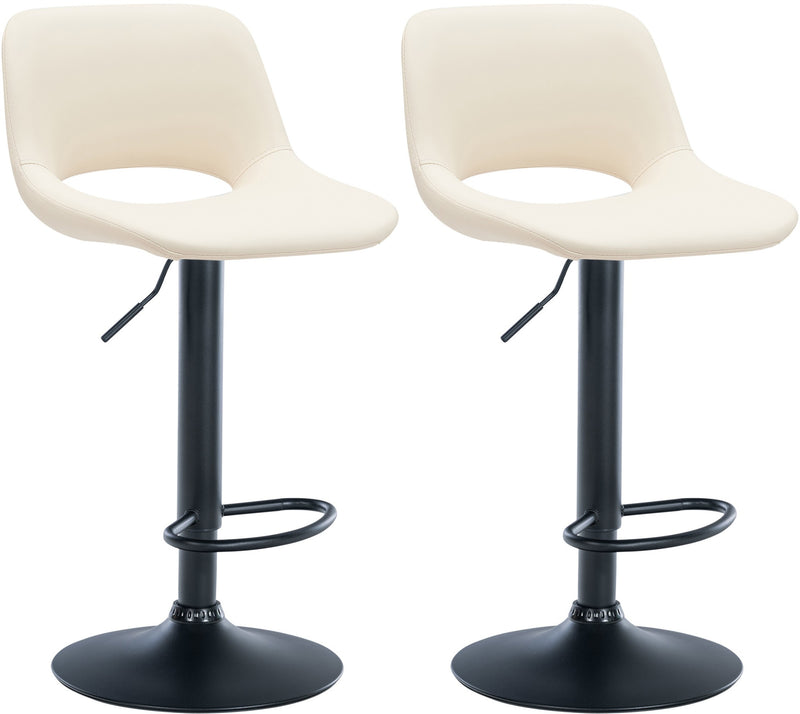 Set van 2 barkrukken Camden kunstleer