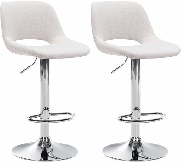 Set of 2 bar stools Camden fabric