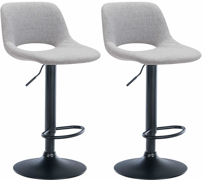 Set van 2 barkrukken Camden stof