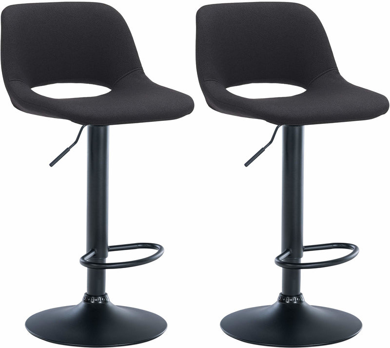 Set van 2 barkrukken Camden stof
