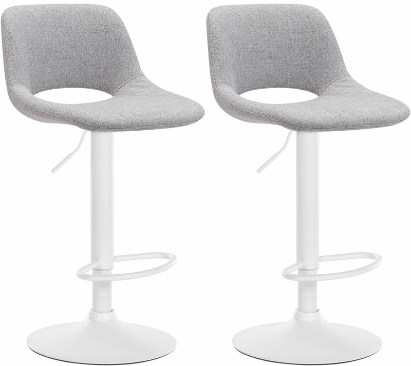 Set van 2 barkrukken Camden stof