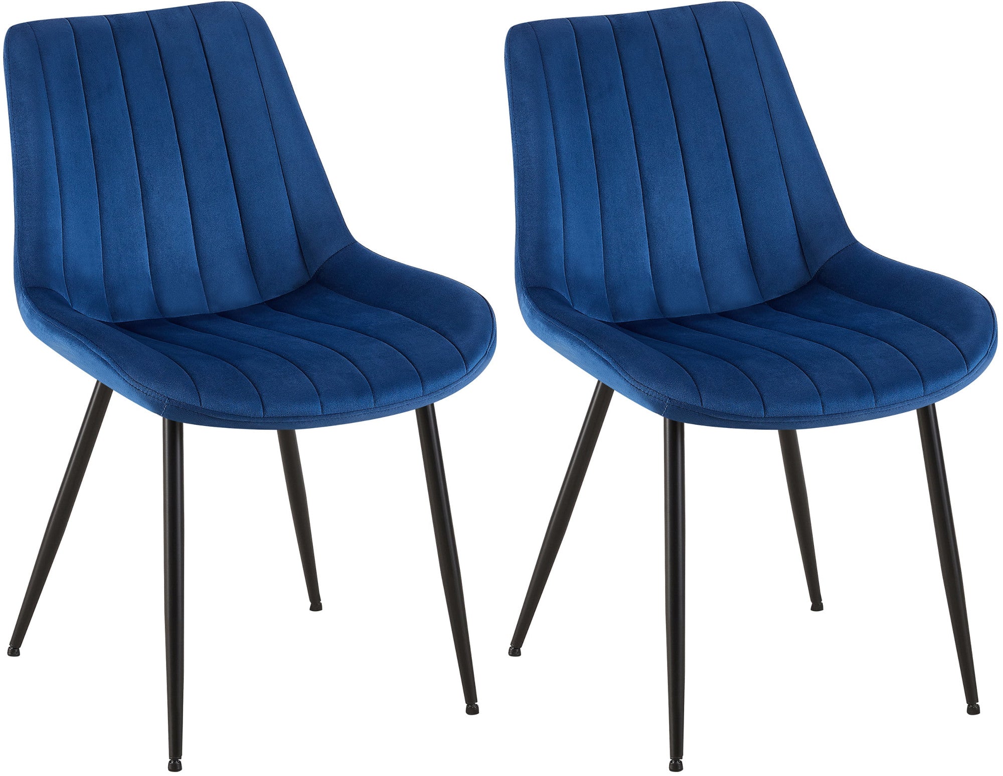 2er Set Stühle Rahden Samt