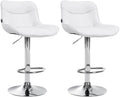 Set of 2 bar stools Vonore artificial leather