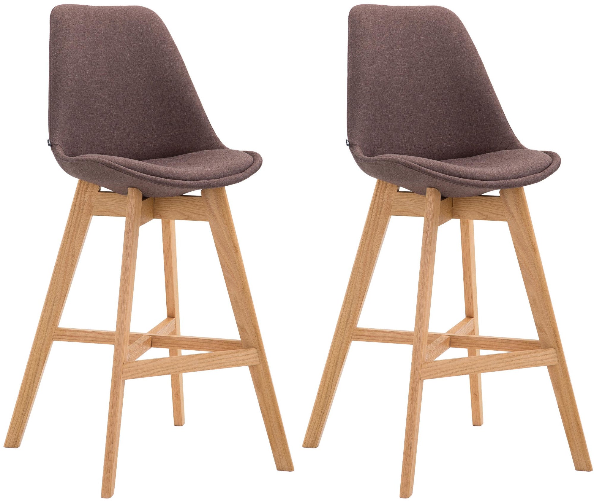 Set van 2 barkrukken Cannes stof