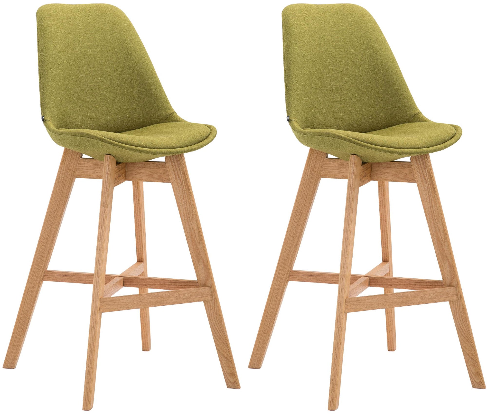 Set van 2 barkrukken Cannes stof