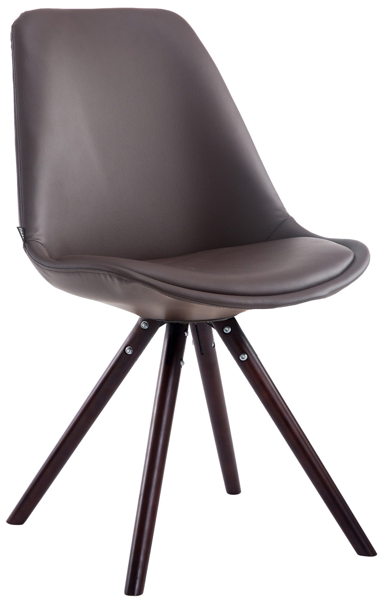 Dining chair Laval round imitation leather