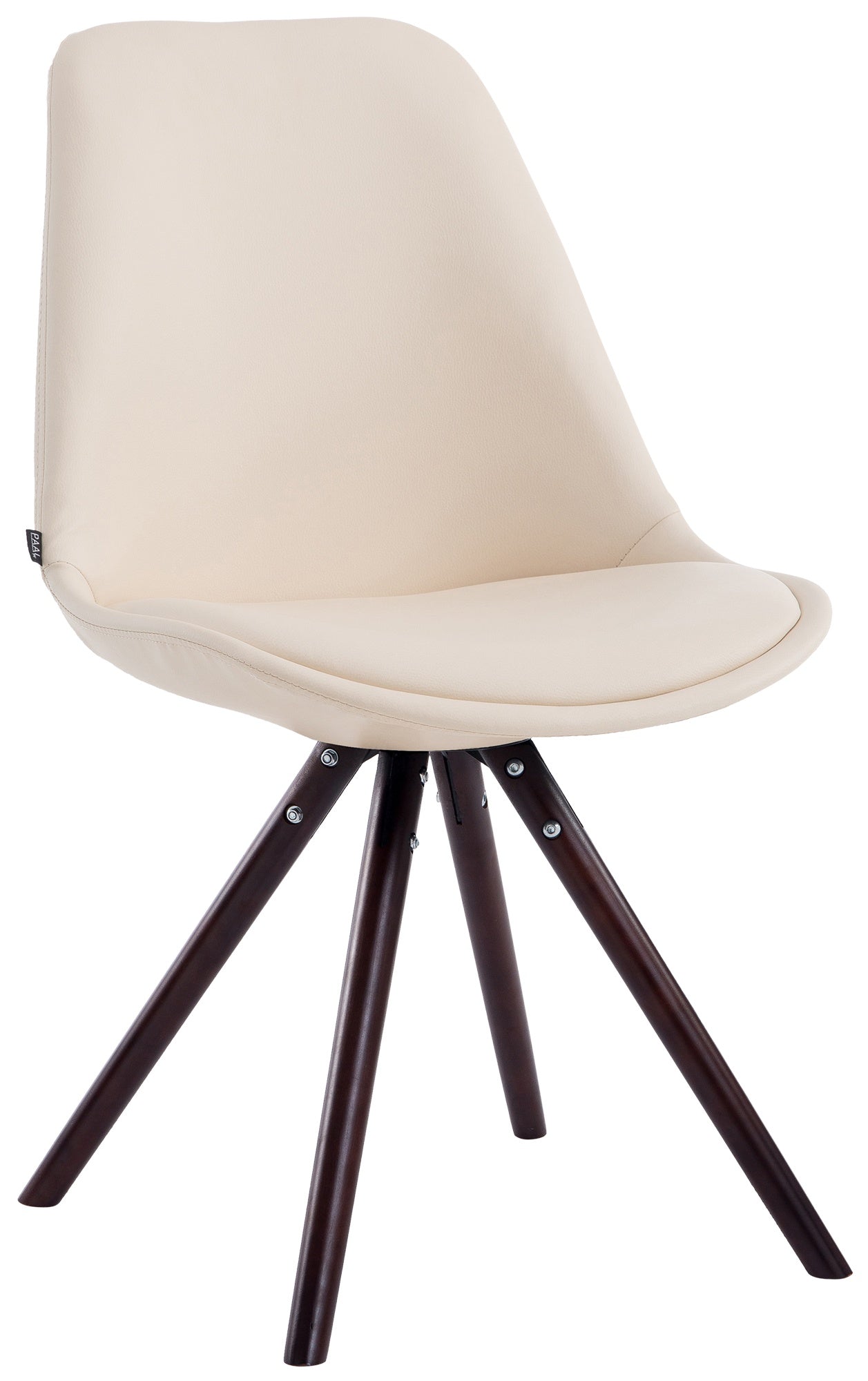 Dining chair Laval round imitation leather