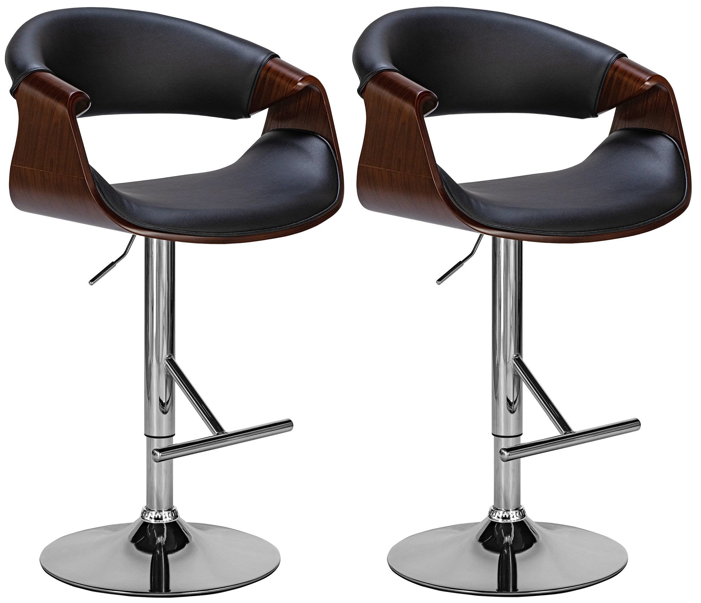 2er Set Barhocker Foley Kunstleder