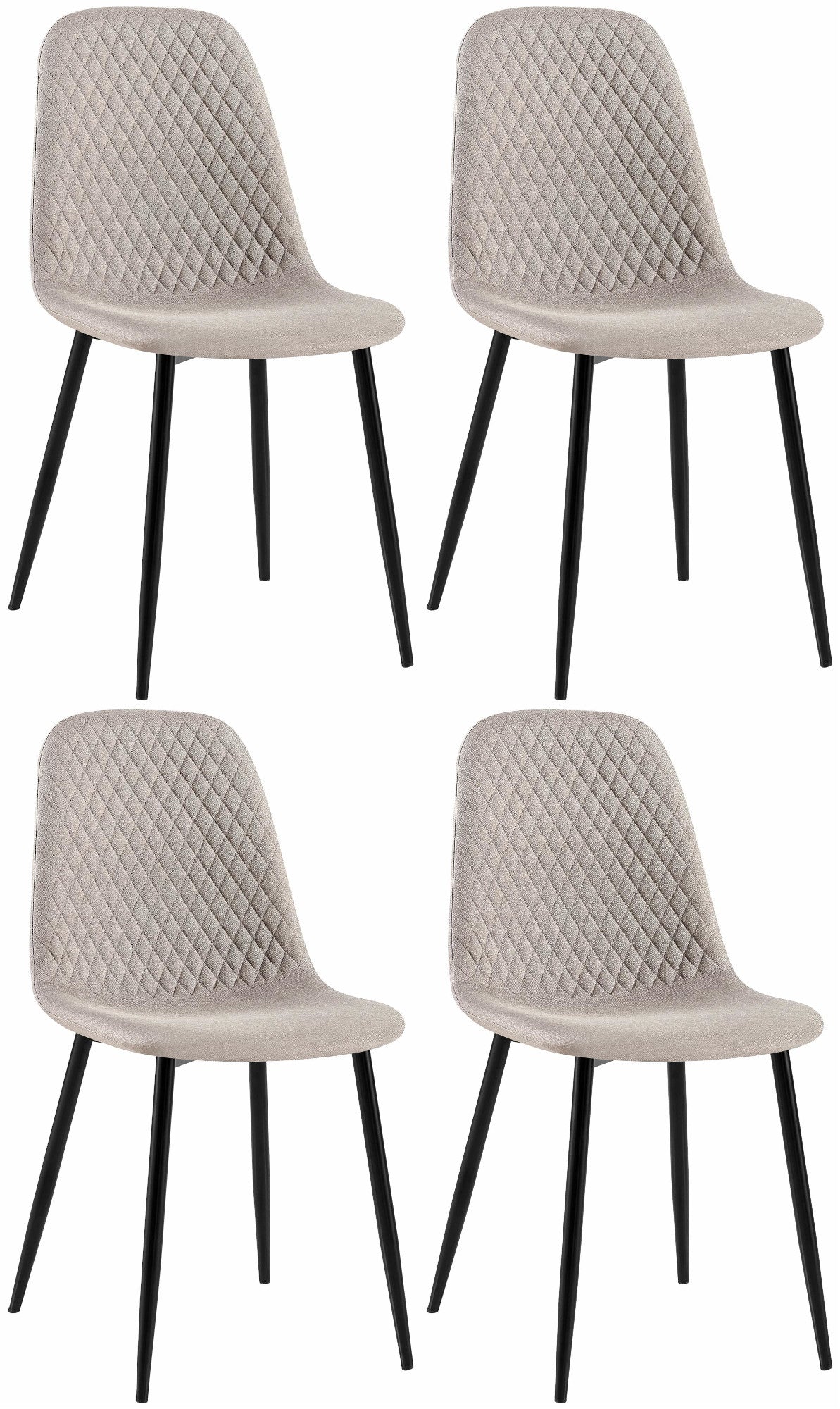 Set van 4 Giverny-stoelen