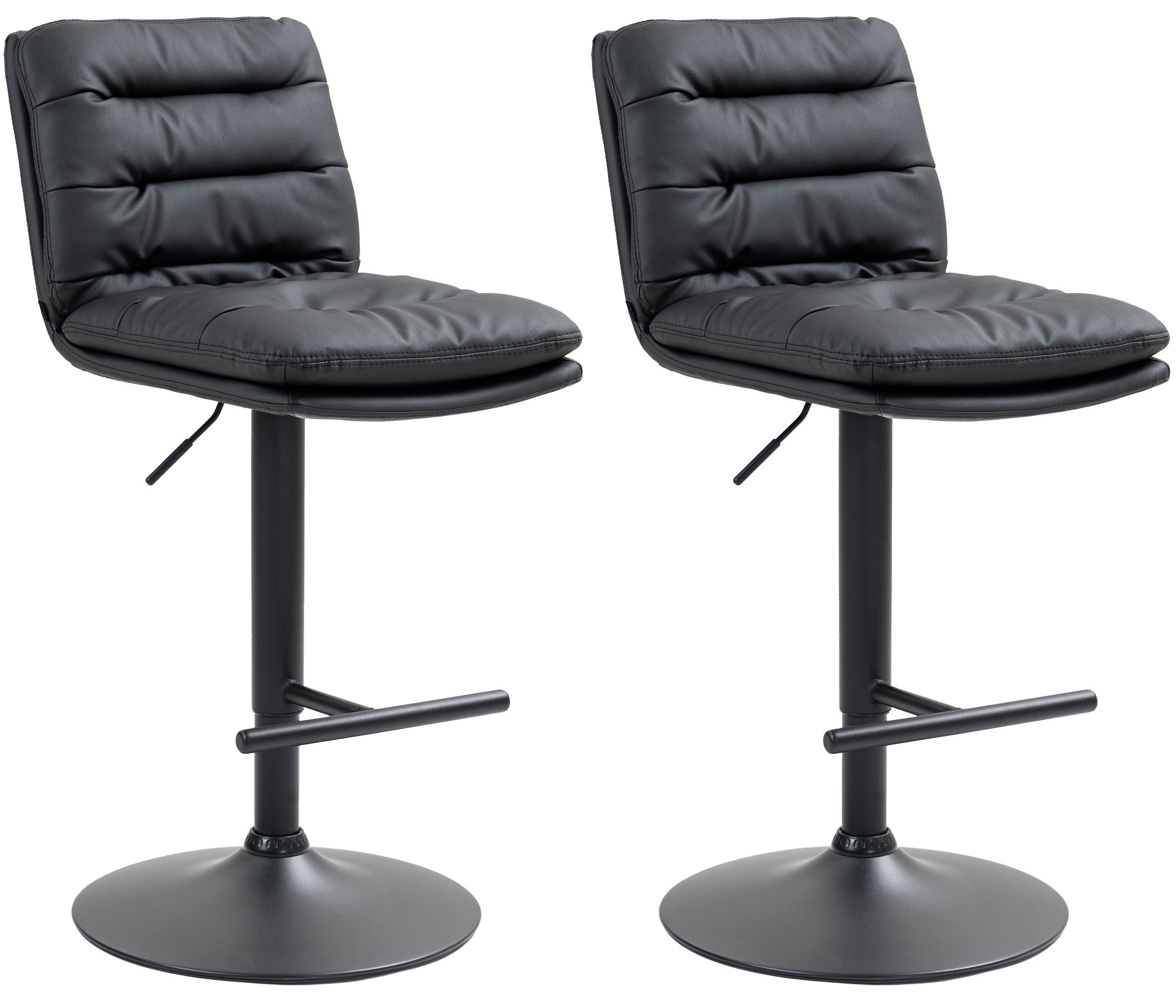 2er Set Barhocker Damar Kunstleder