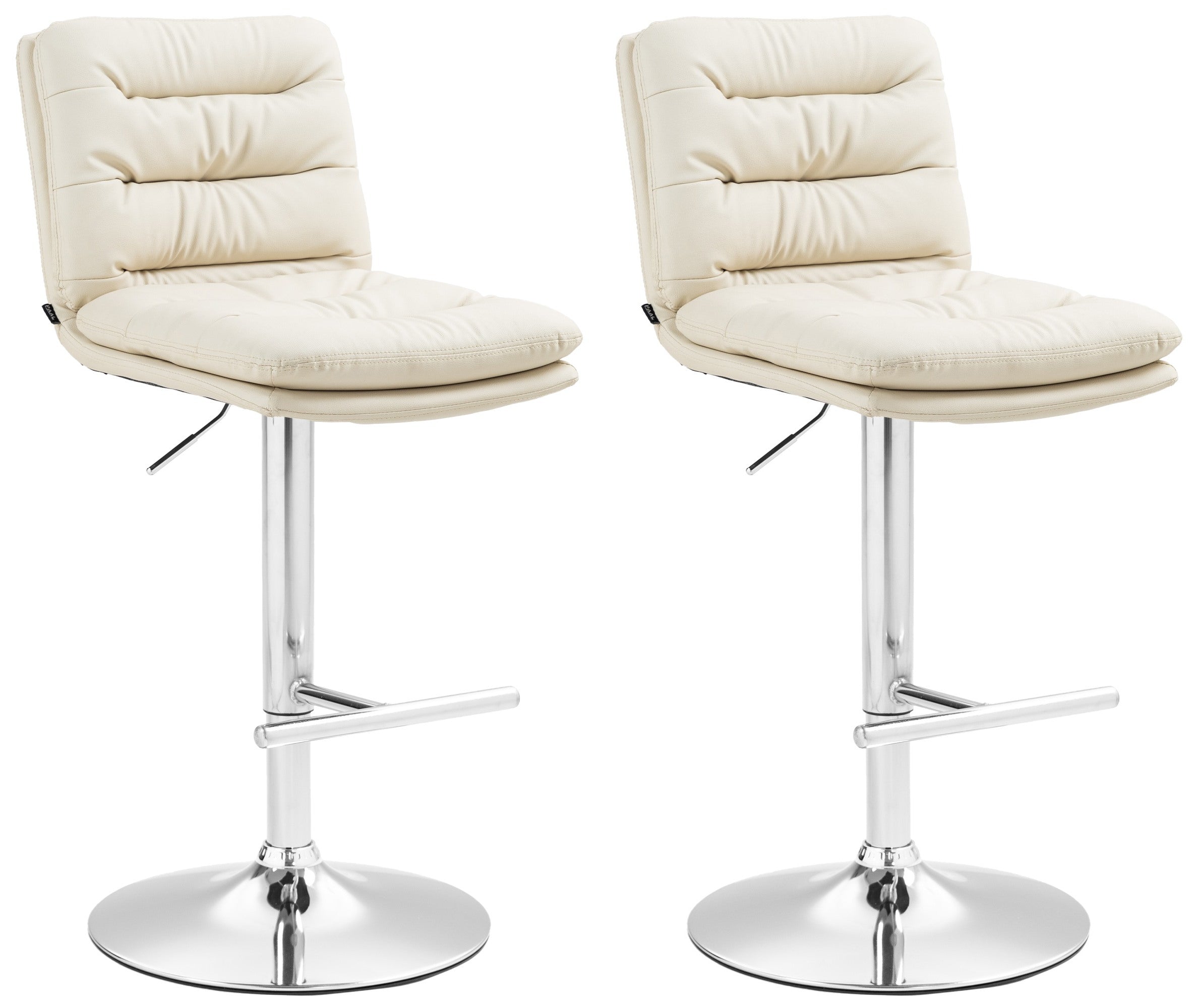 Set van 2 barkrukken Damar kunstleer