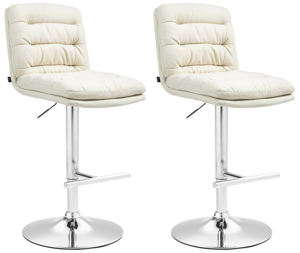 Set of 2 bar stools Damar fabric