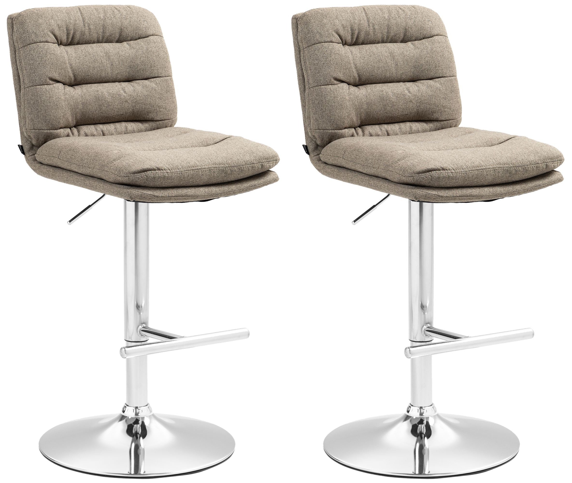 Set van 2 barkrukken Damar stof