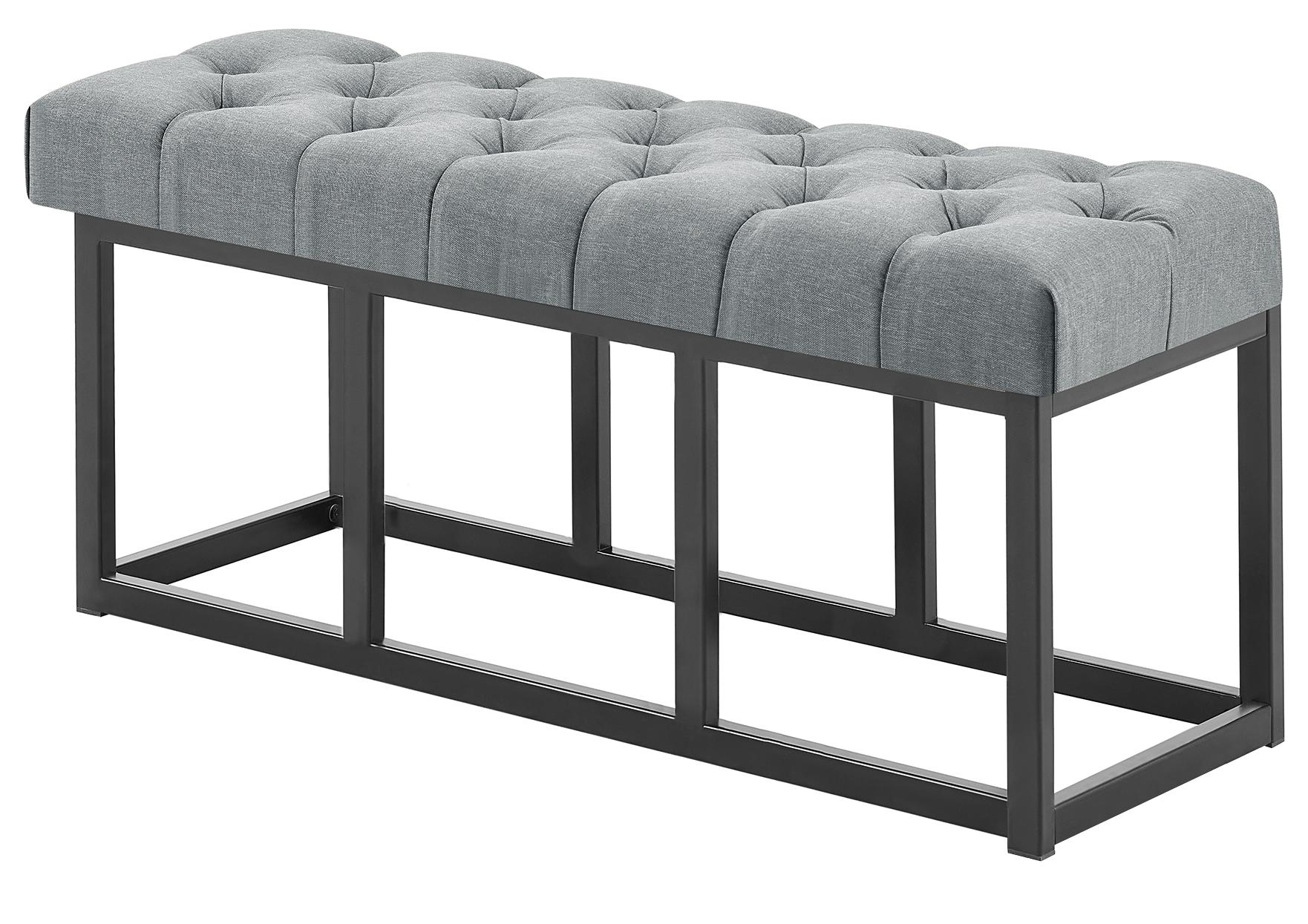 Bench Amun fabric black