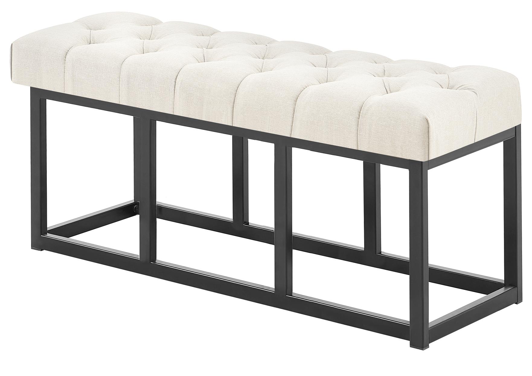 Bench Amun fabric black