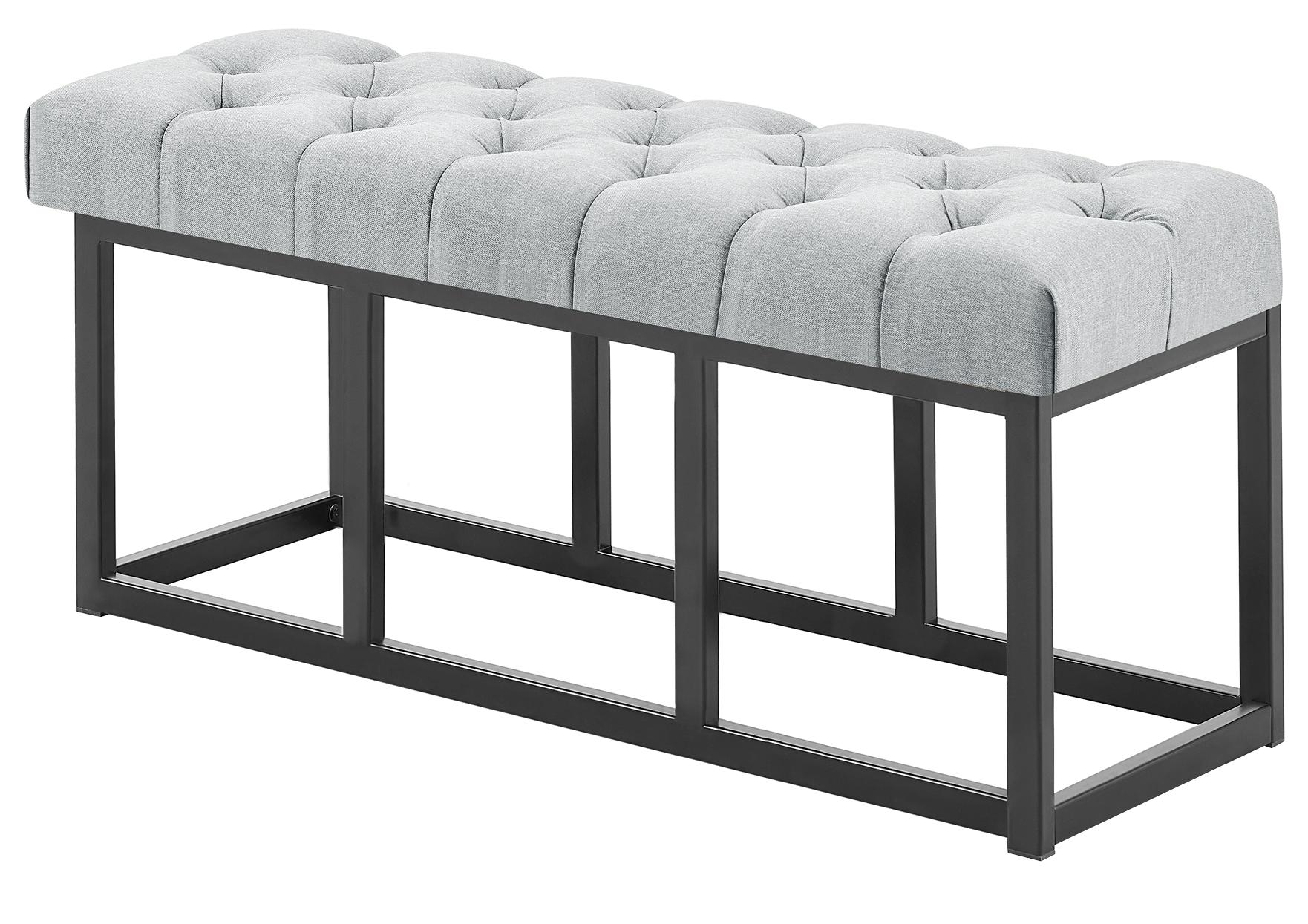 Bench Amun fabric black