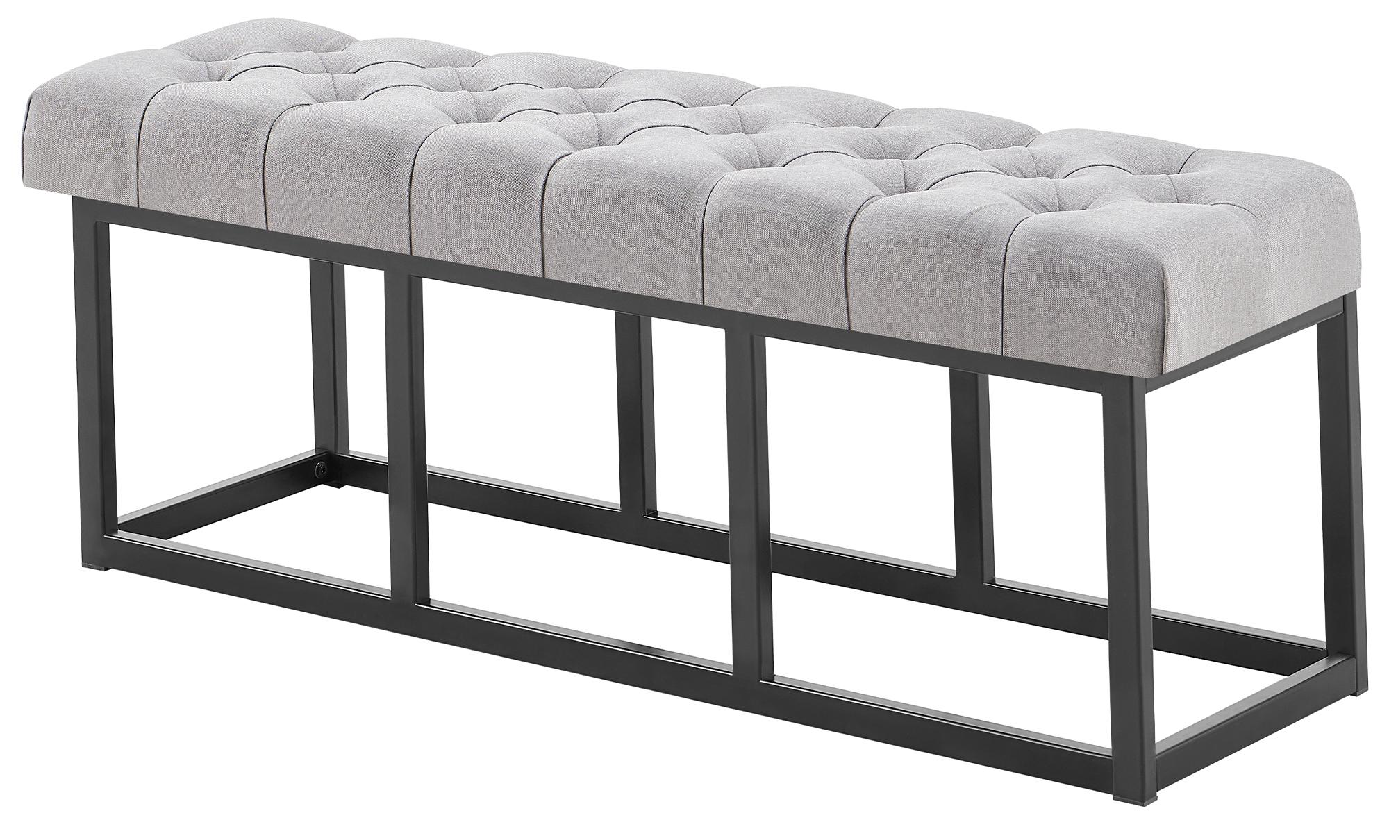 Bench Amun fabric black