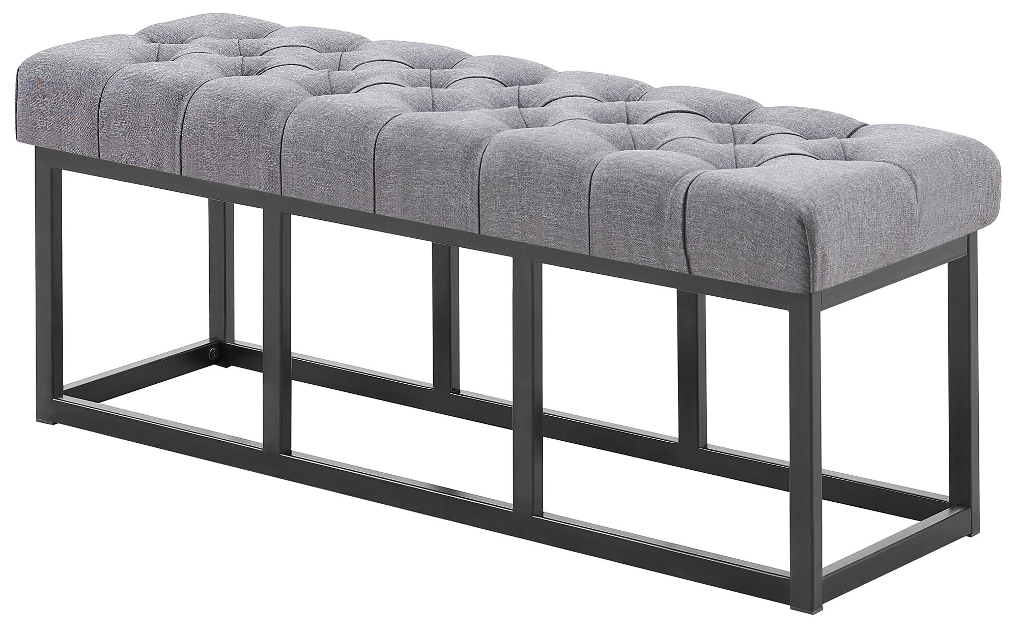 Bench Amun fabric black