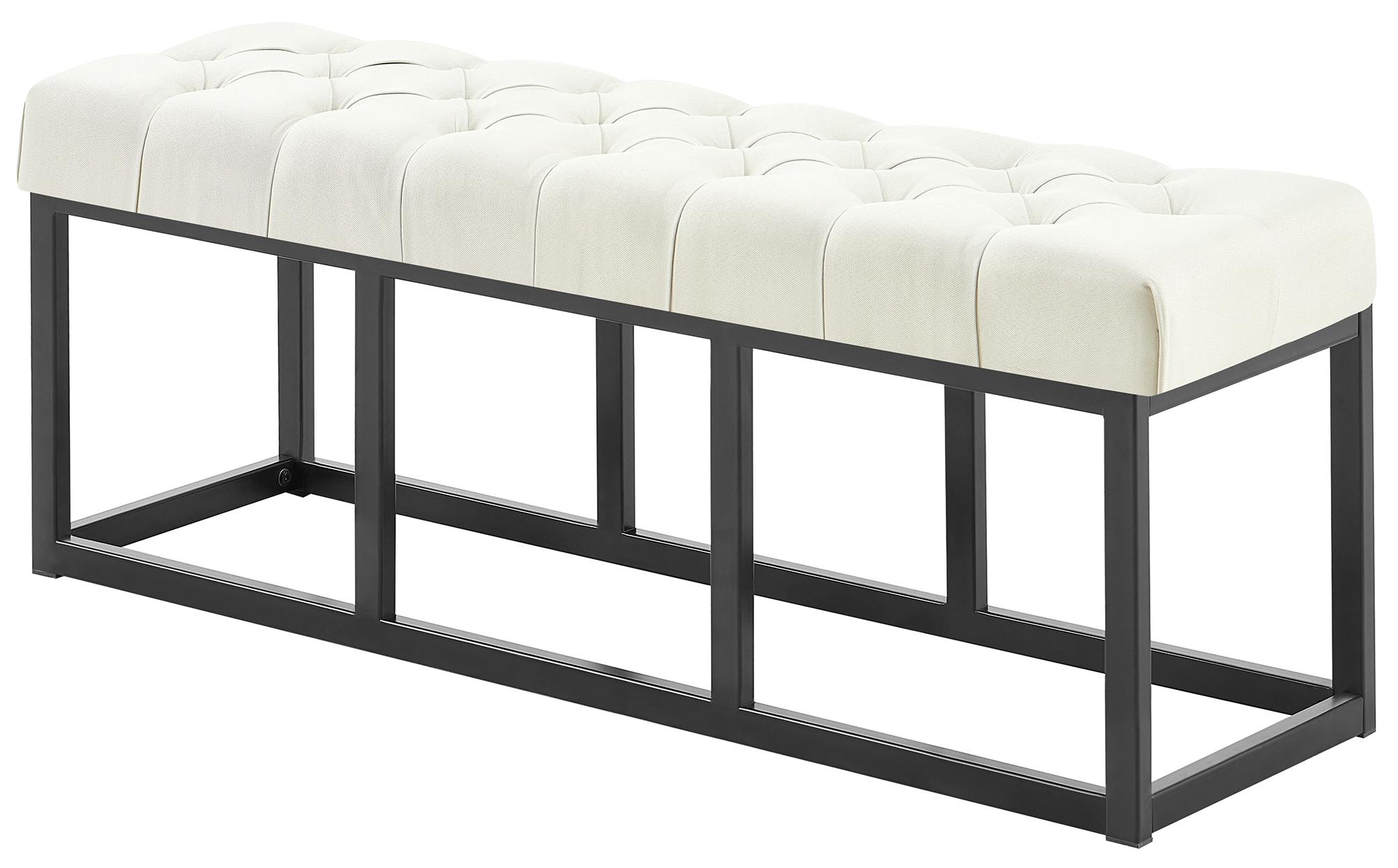 Bench Amun fabric black