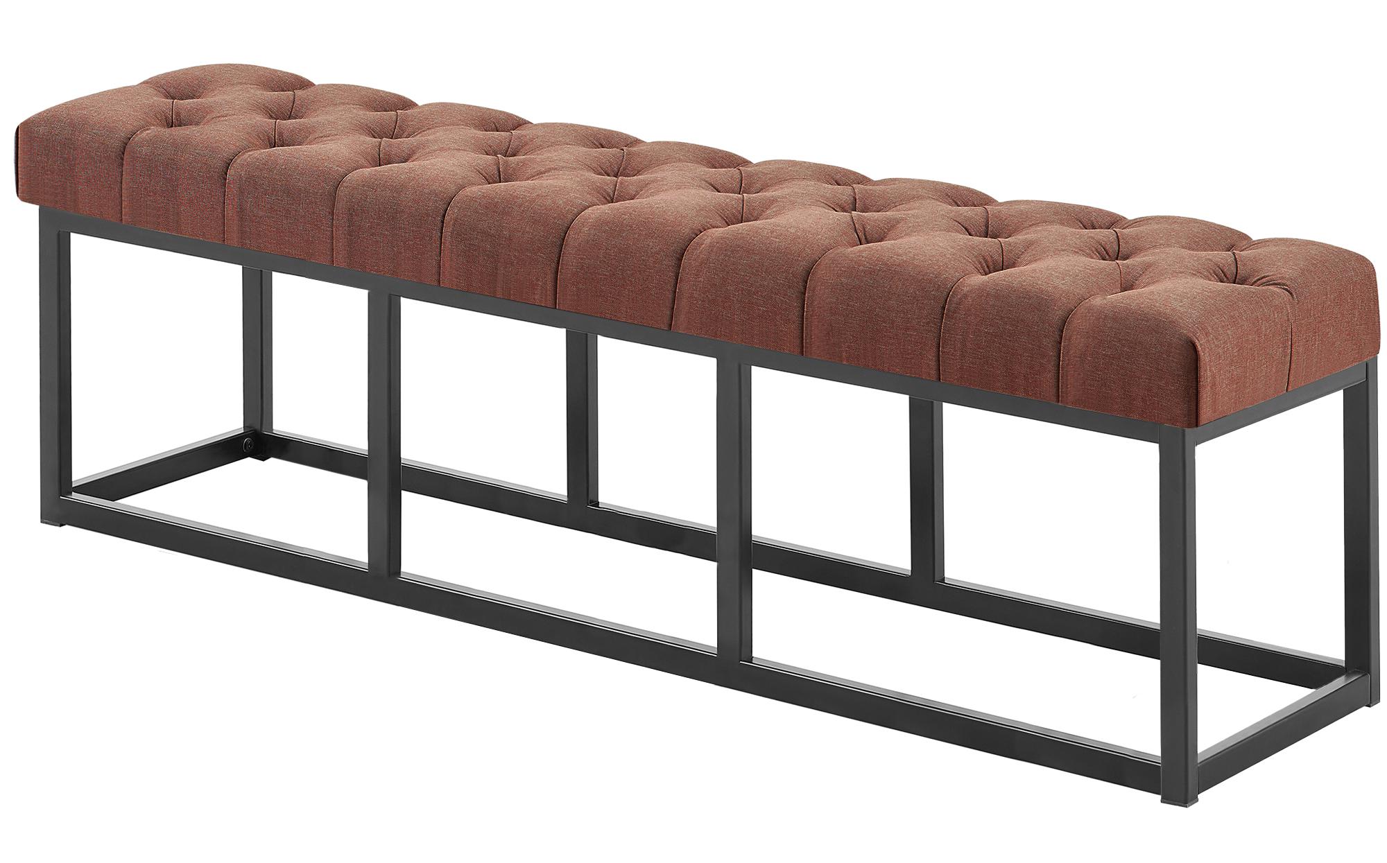 Bench Amun fabric black